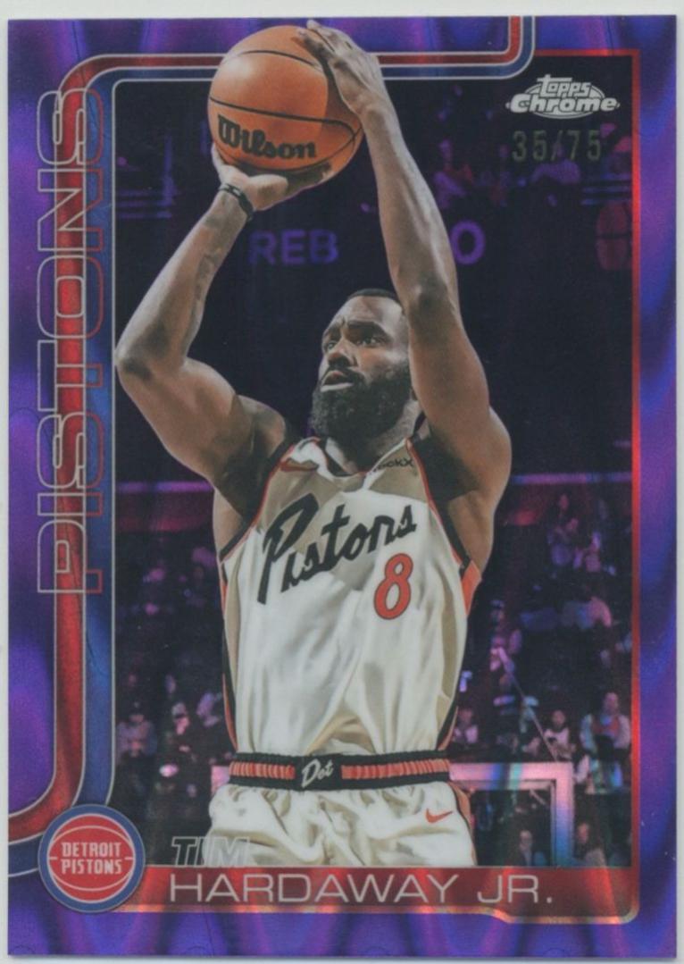 Tim Hardaway Jr. [RayWave Purple Refractor] #7