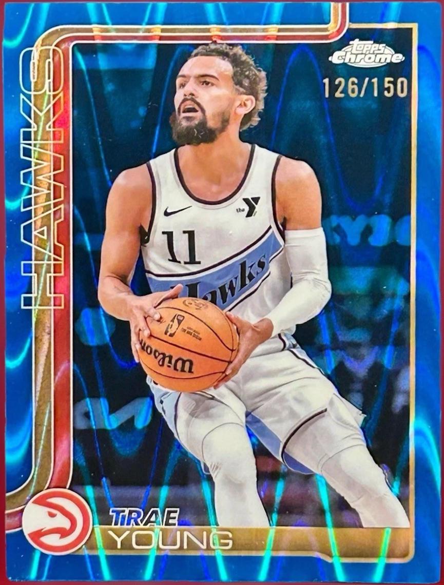 Trae Young [RayWave Blue Refractor] #5