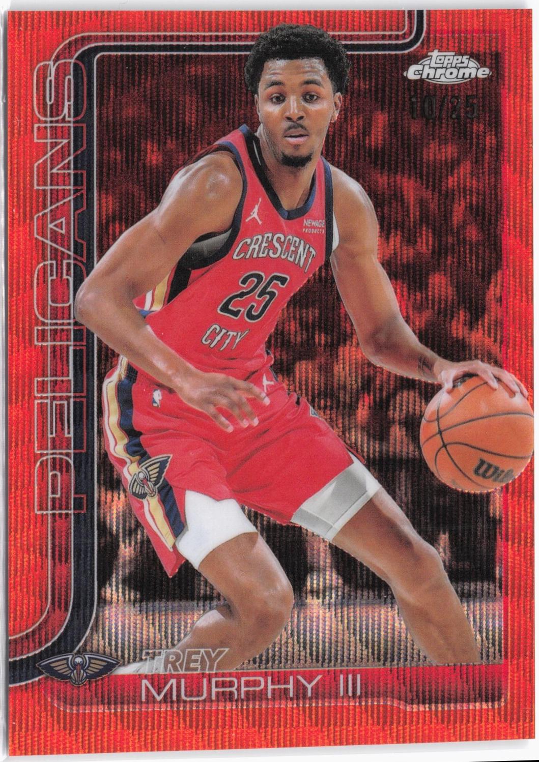 Trey Murphy III [Orange Wave Refractor] #104