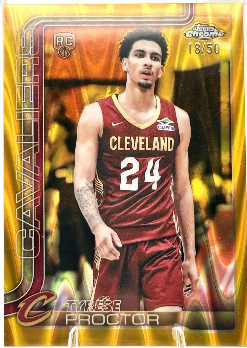 Tyrese Proctor [Gold Wave Refractor] #300