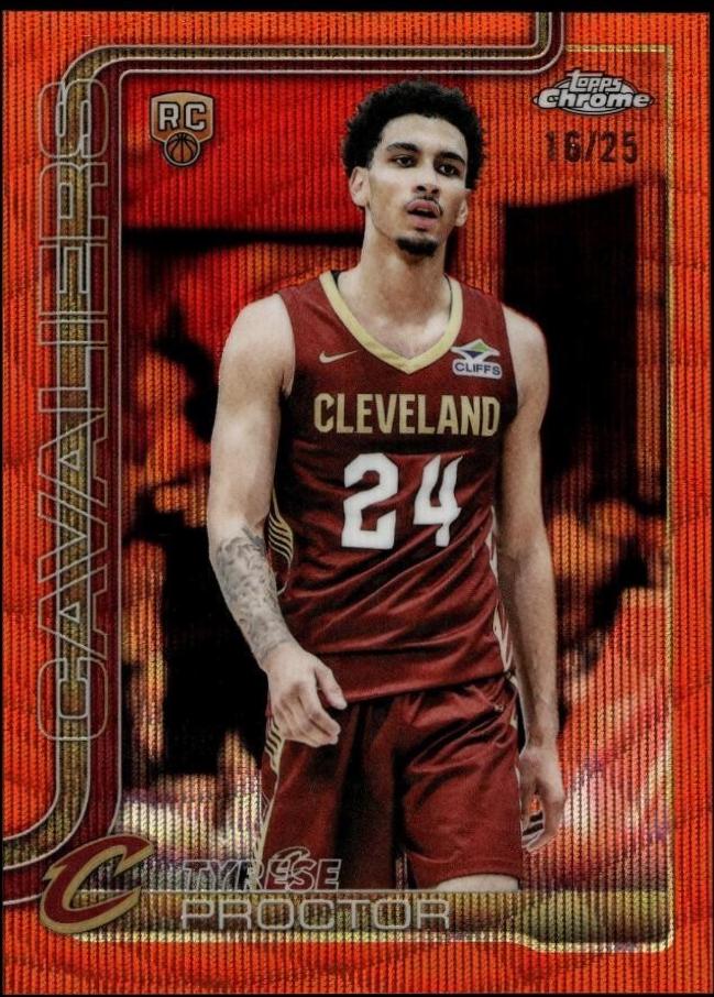 Tyrese Proctor [Orange Wave Refractor] #300
