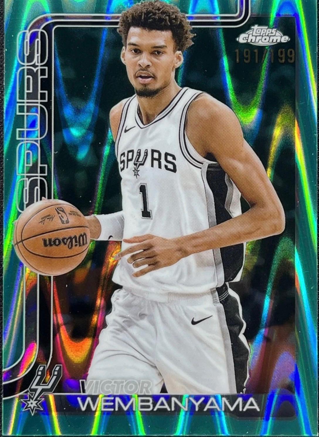 Victor Wembanyama [RayWave Aqua Refractor] #221