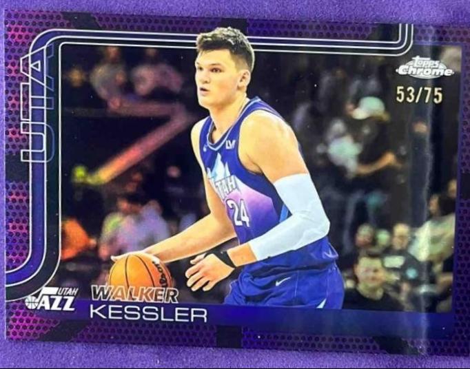 Walker Kessler [Purple Basketball Refractor] #205
