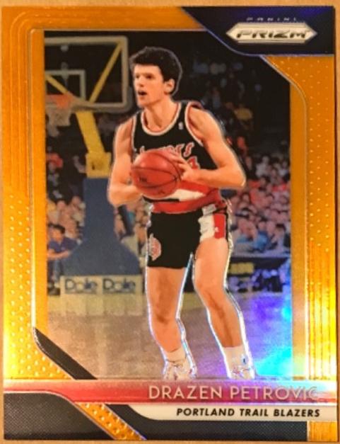 Drazen Petrovic [Orange Prizm] #275