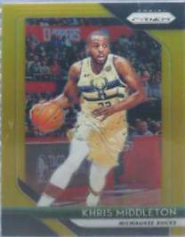 Khris Middleton [Gold Prizm] #286