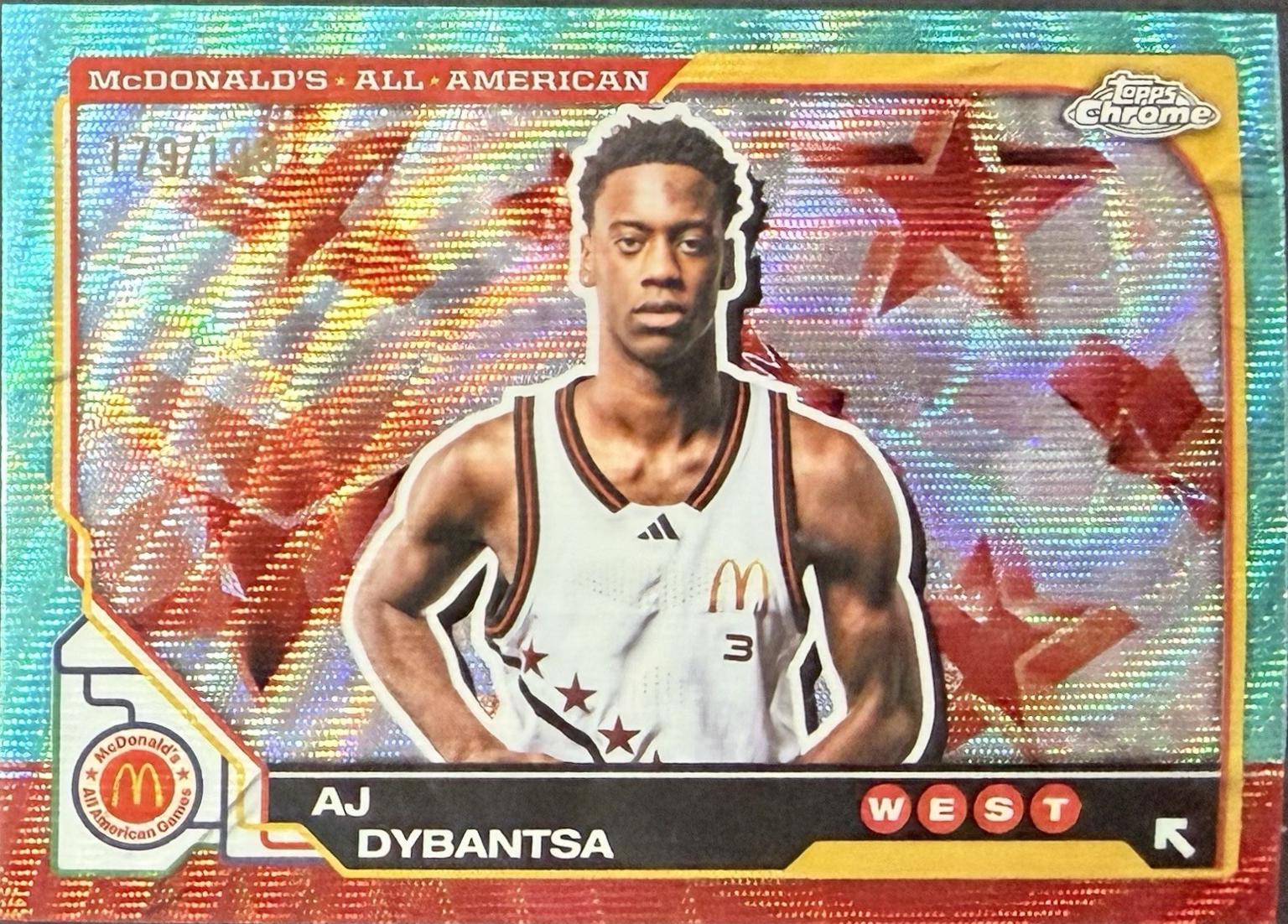 AJ Dybantsa [Aqua Wave Refractor] #45