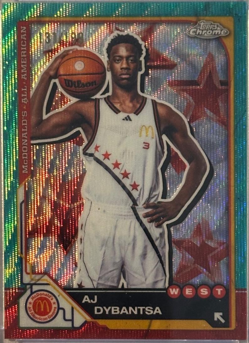 AJ Dybantsa [Aqua Wave Refractor] #7