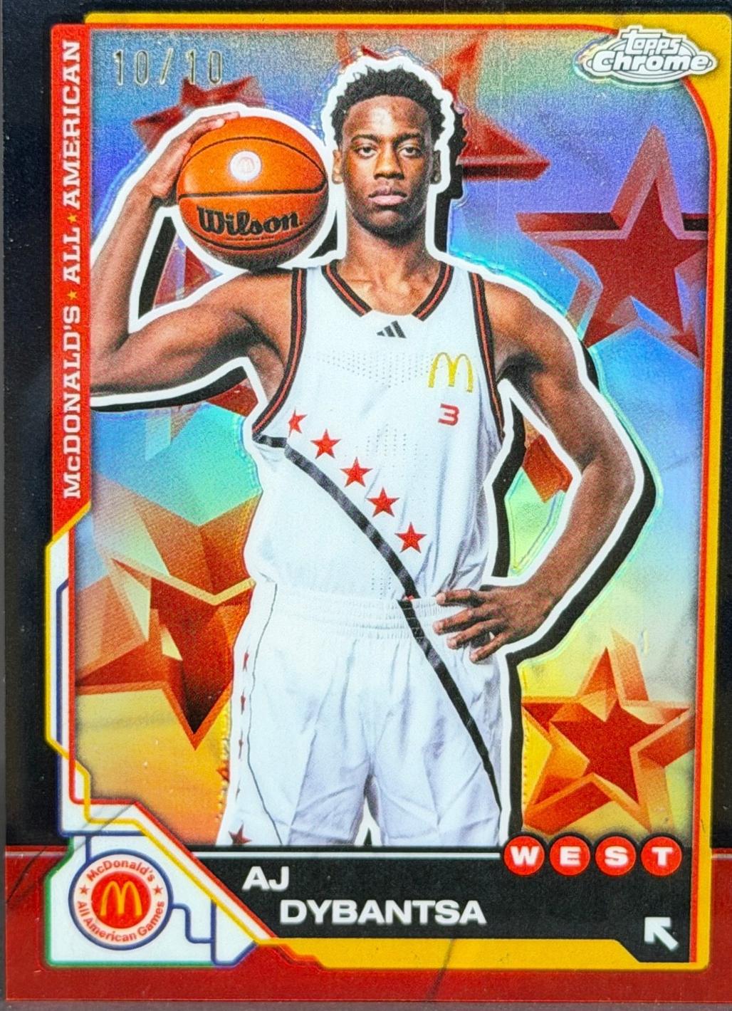 AJ Dybantsa [Black Refractor] #7