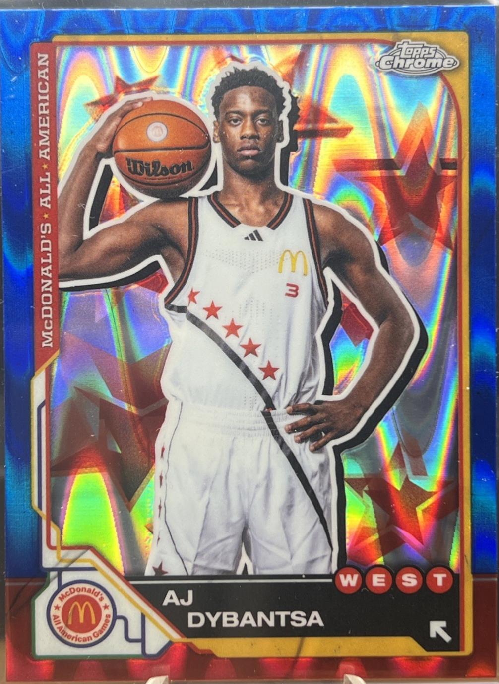 AJ Dybantsa [Blue RayWave Refractor] #7