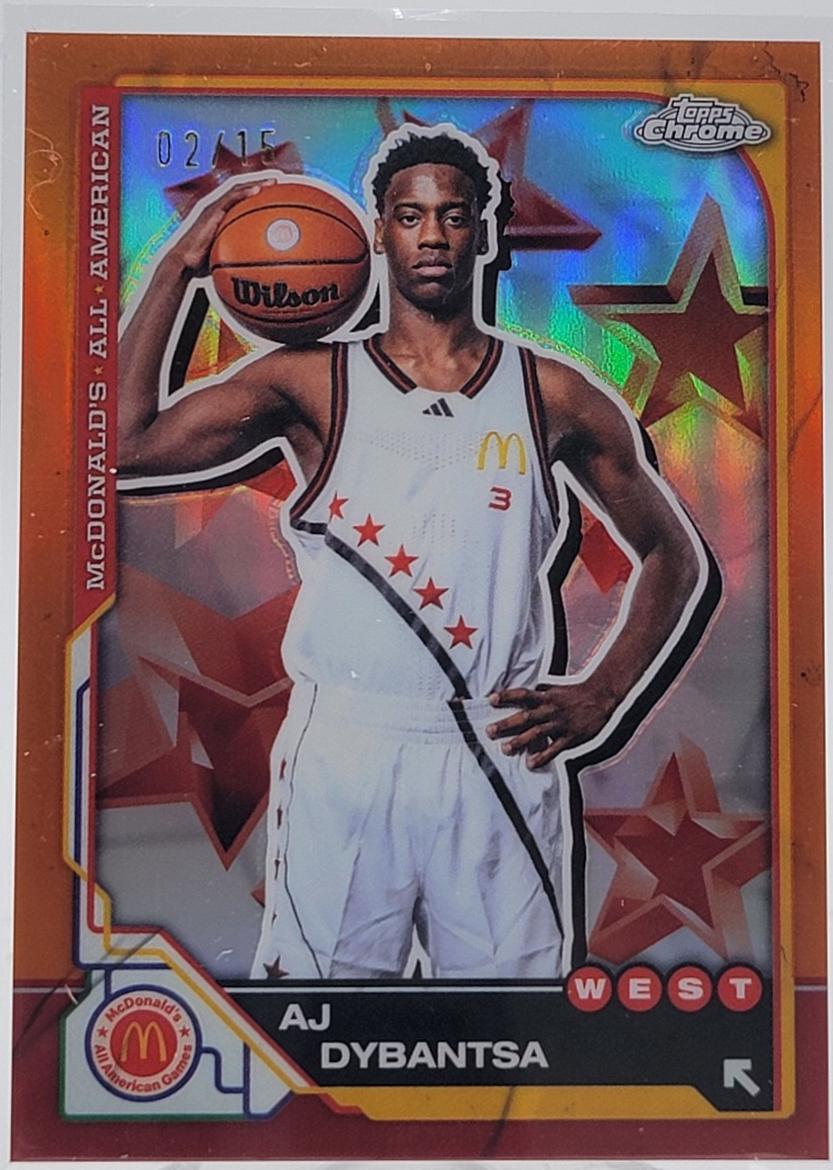 AJ Dybantsa [Orange Refractor] #7