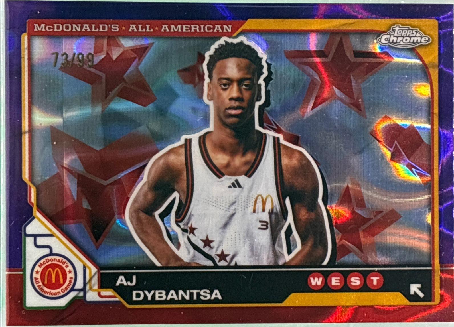 AJ Dybantsa [Purple Lava Refractor] #45