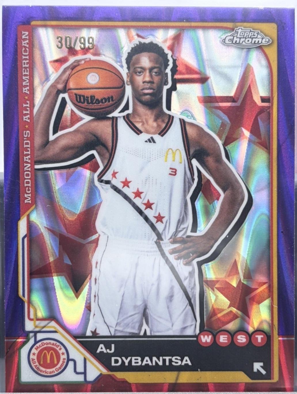 AJ Dybantsa [Purple RayWave Refractor] #7