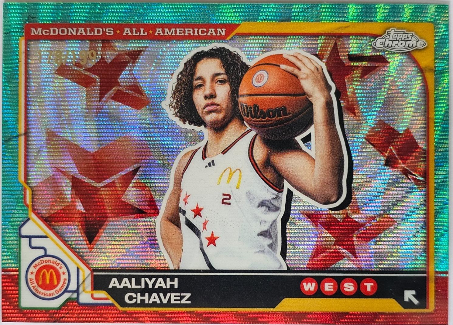 Aaliyah Chavez [Aqua Wave Refractor] #66