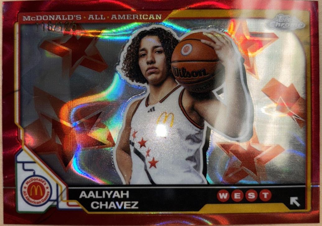 Aaliyah Chavez [Red Lava Refractor] #66