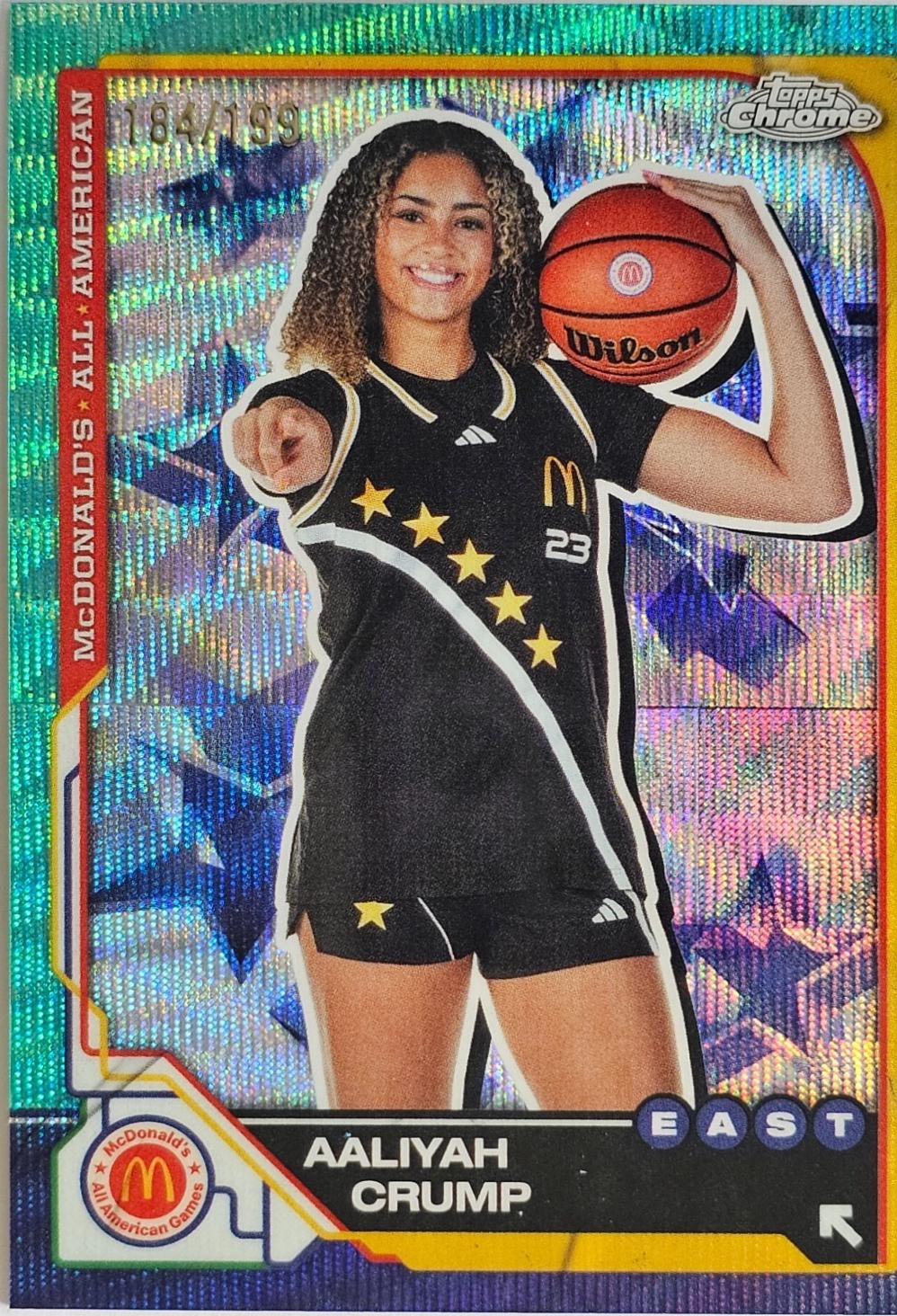 Aaliyah Crump [Aqua Wave Refractor] #16