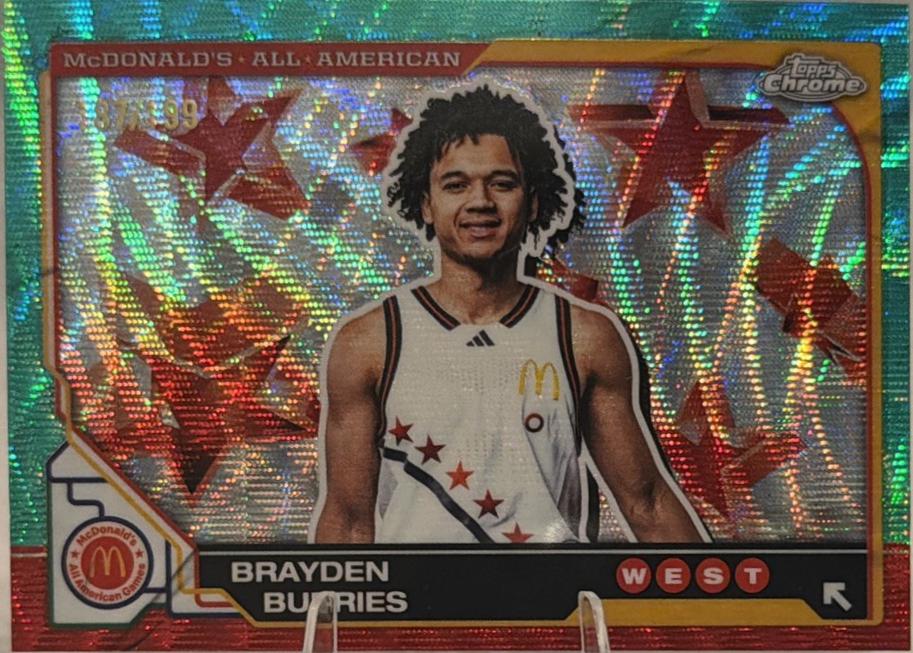 Brayden Burries [Aqua Wave Refractor] #46