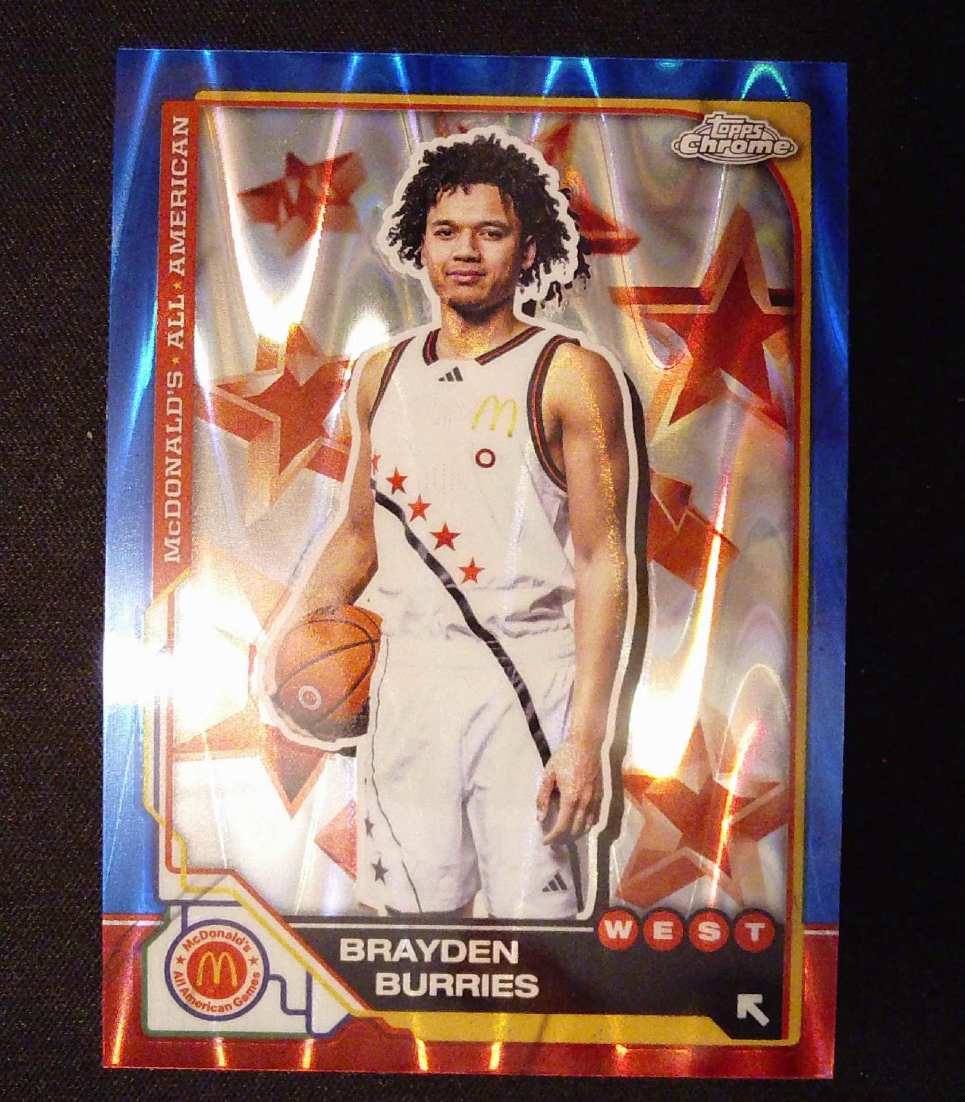 Brayden Burries [Blue RayWave Refractor] #8