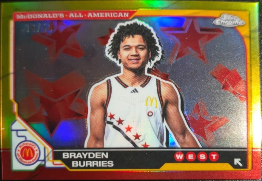 Brayden Burries [Gold Refractor] #46
