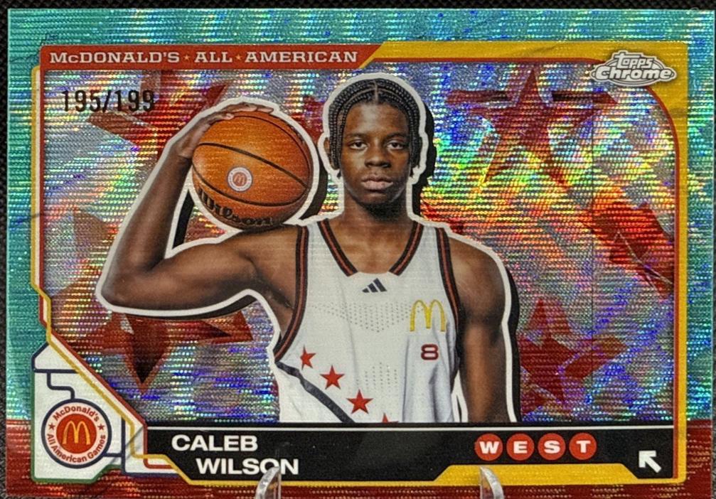 Caleb Wilson [Aqua Wave Refractor] #48