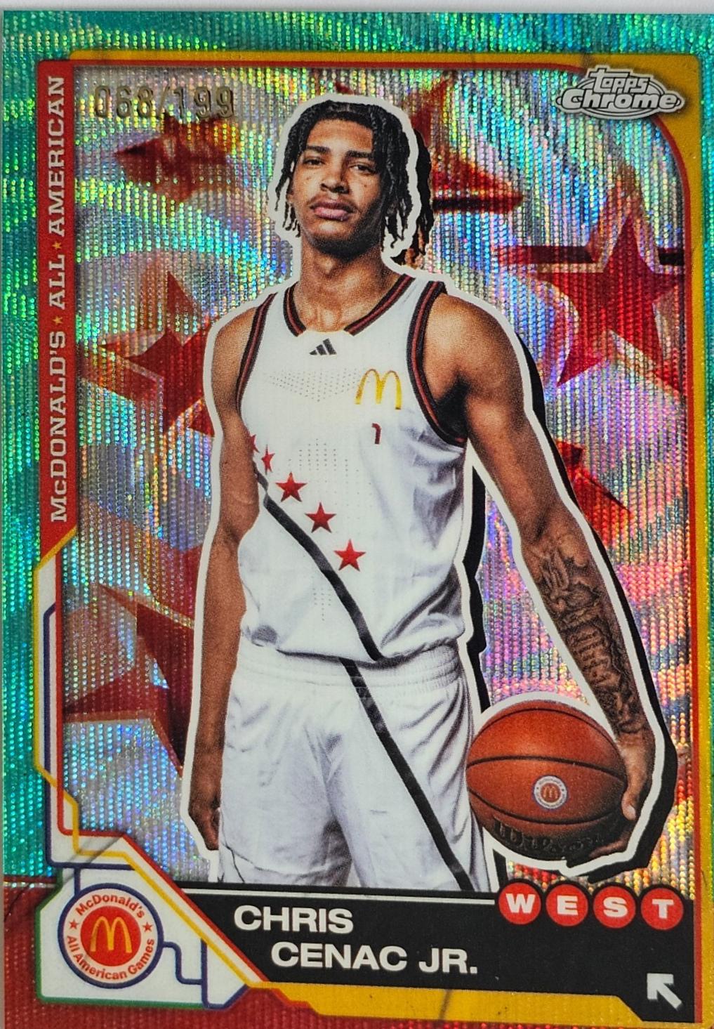 Chris Cenac Jr. [Aqua Wave Refractor] #11