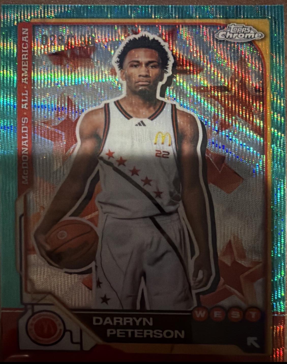 Darryn Peterson [Aqua Wave Refractor] #50