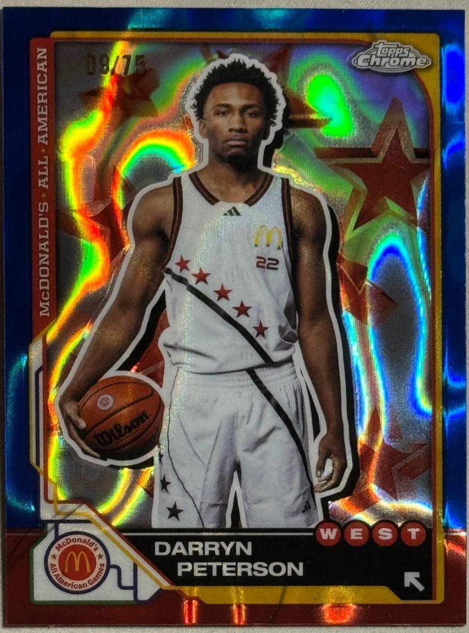 Darryn Peterson [Blue Lava Refractor] #12
