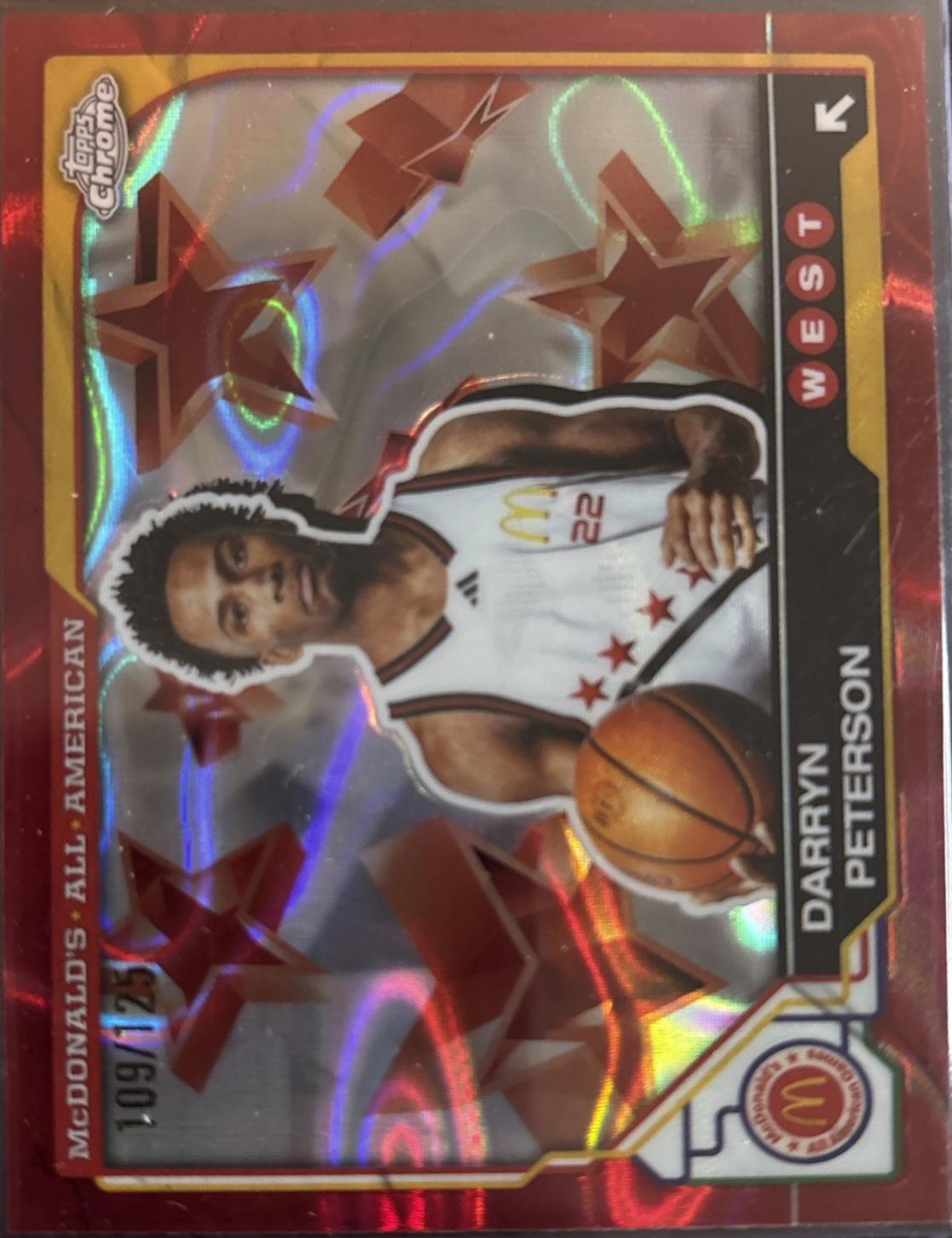 Darryn Peterson [Red RayWave Refractor] #12