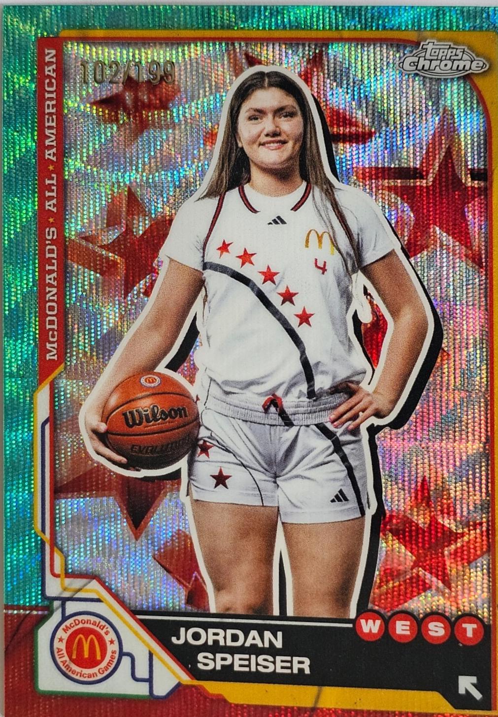 Jordan Speiser [Aqua Wave Refractor] #37