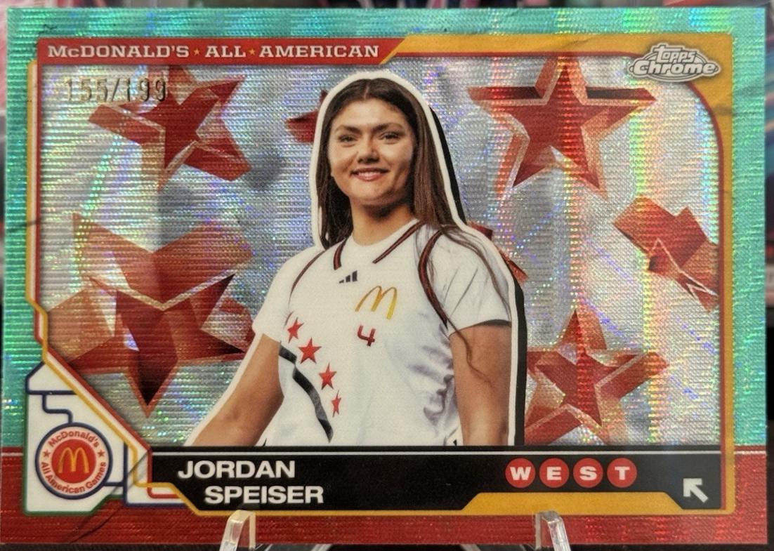 Jordan Speiser [Aqua Wave Refractor] #75