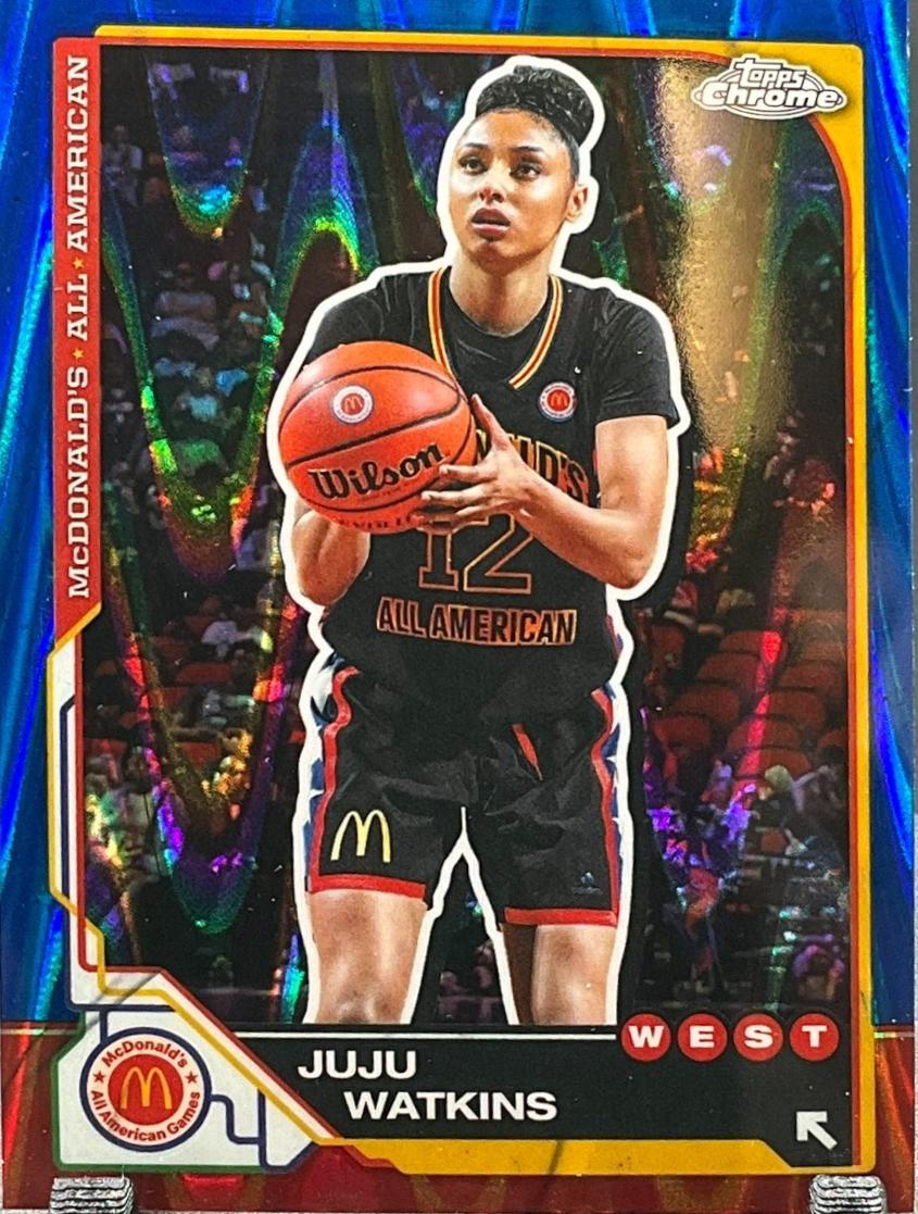 JuJu Watkins [Blue RayWave Refractor] #84