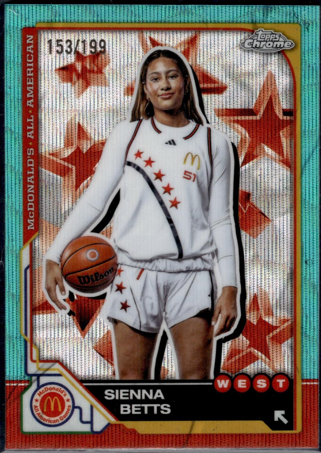 Sienna Betts [Aqua Wave Refractor] #38