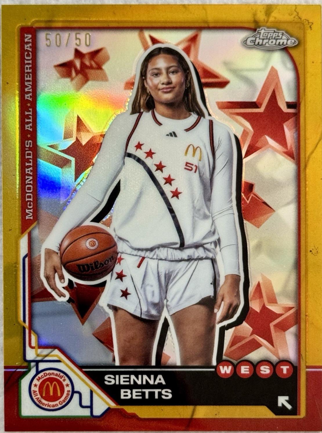 Sienna Betts [Gold Refractor] #38