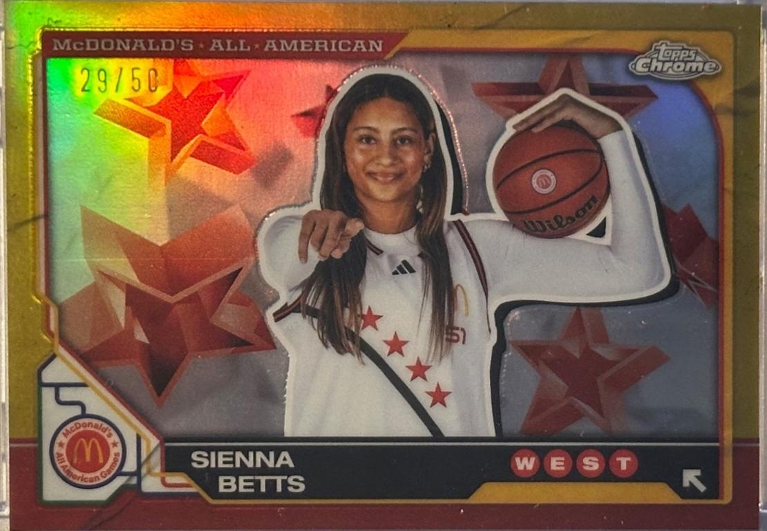 Sienna Betts [Gold Refractor] #76