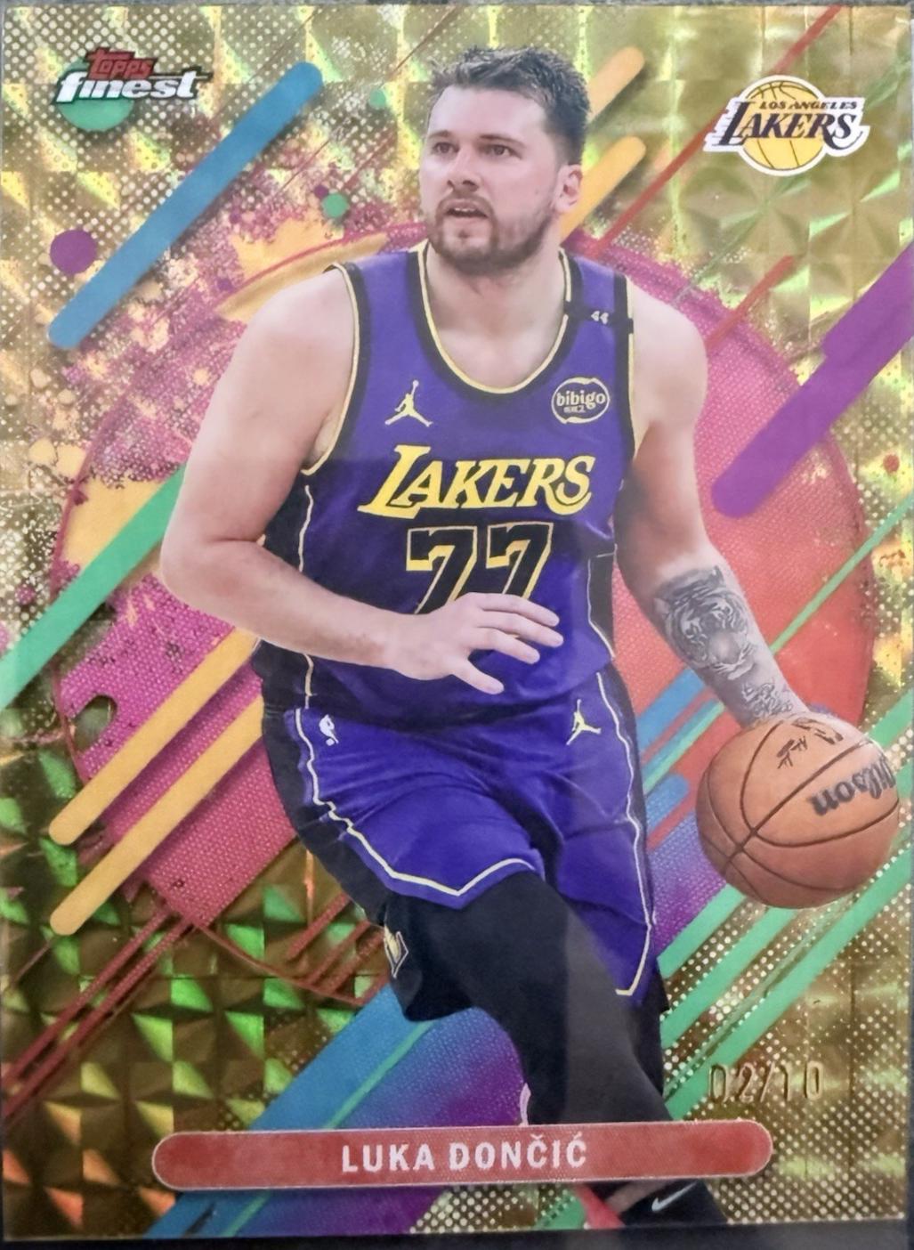 Luka Doncic [Gold Geometric Refractor] #281