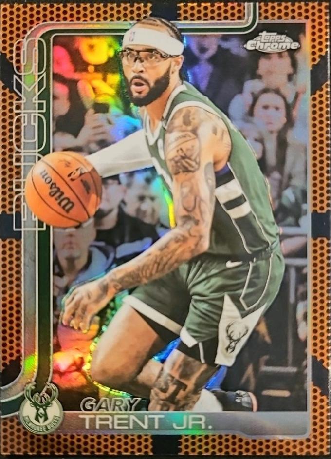 Gary Trent Jr. [Orange Basketball Refractor] #110
