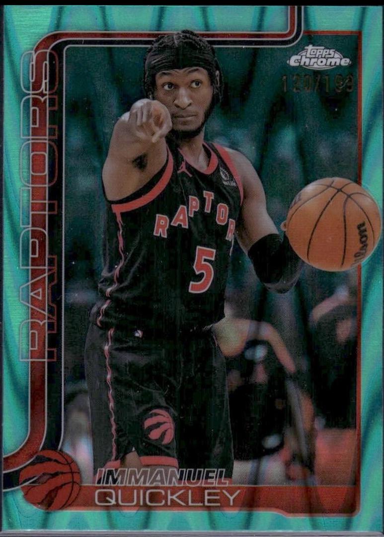 Immanuel Quickley [RayWave Aqua Refractor] #212