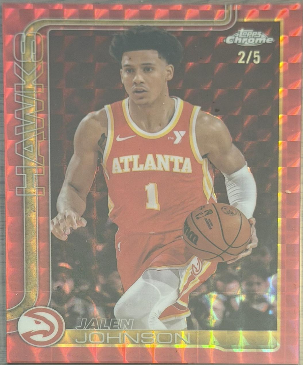 Jalen Johnson [Red Refractor] #56
