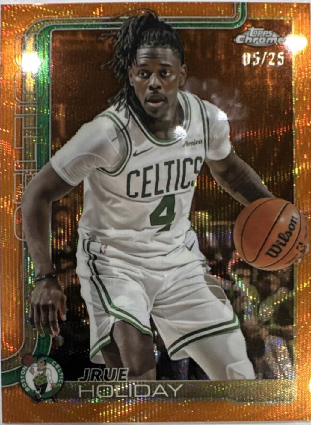 Jrue Holiday [Orange Wave Refractor] #46