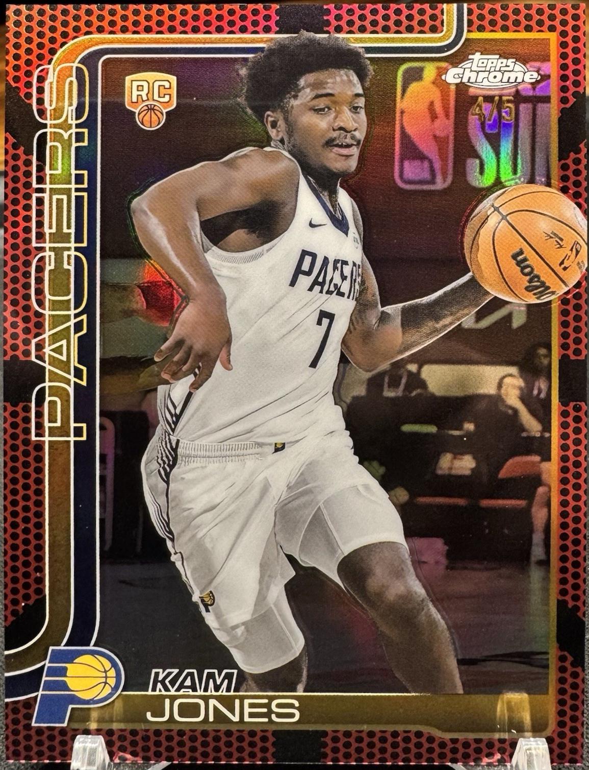 Kam Jones [Red Basketball Refractor] #289