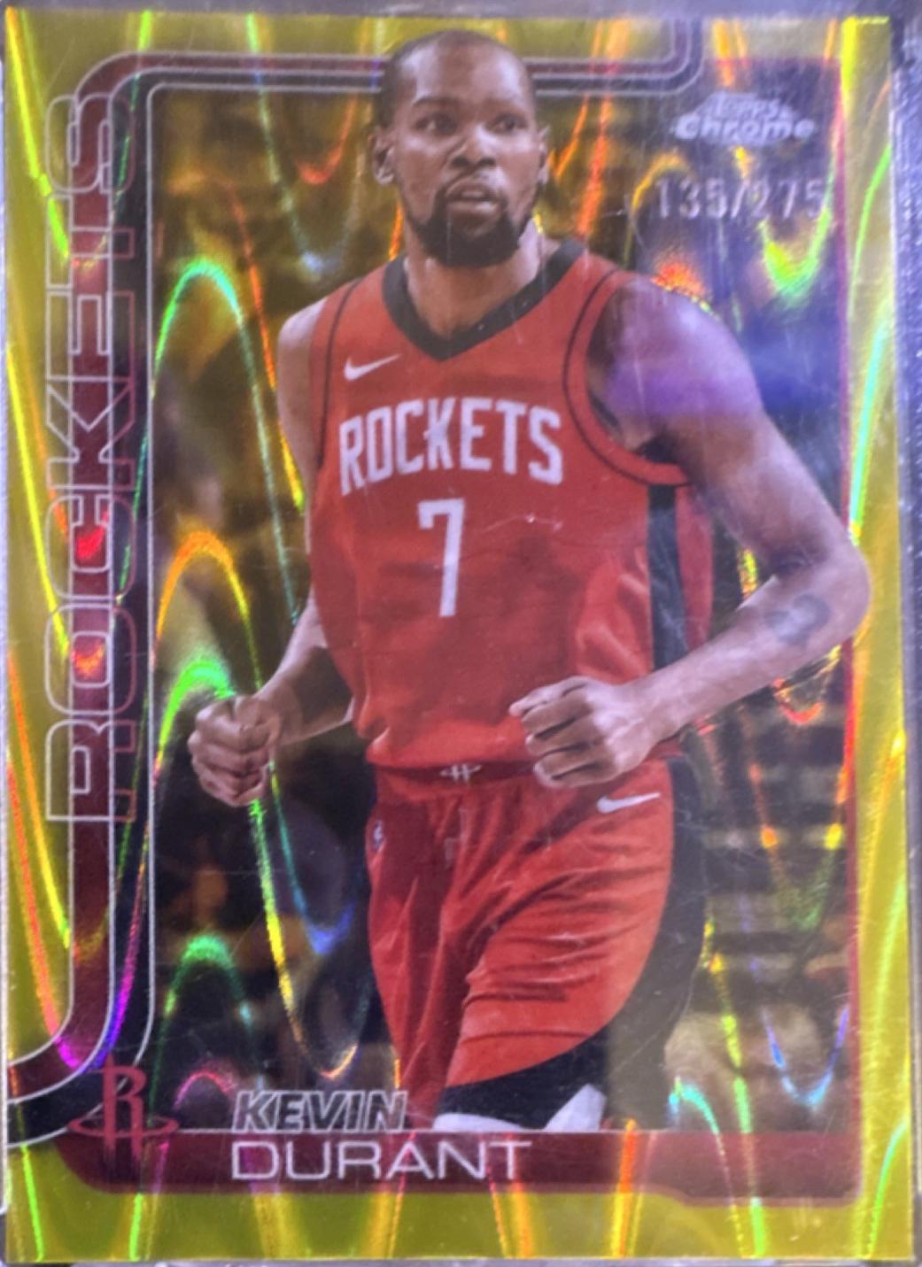 Kevin Durant [RayWave Gold Refractor] #155