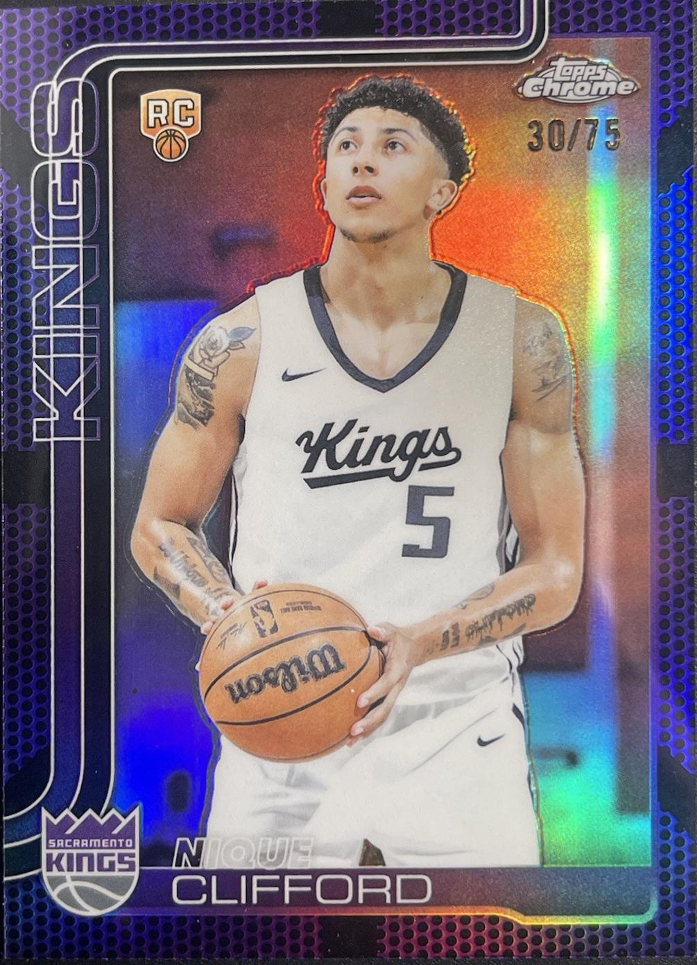 Nique Clifford [Purple Basketball Refractor] #274
