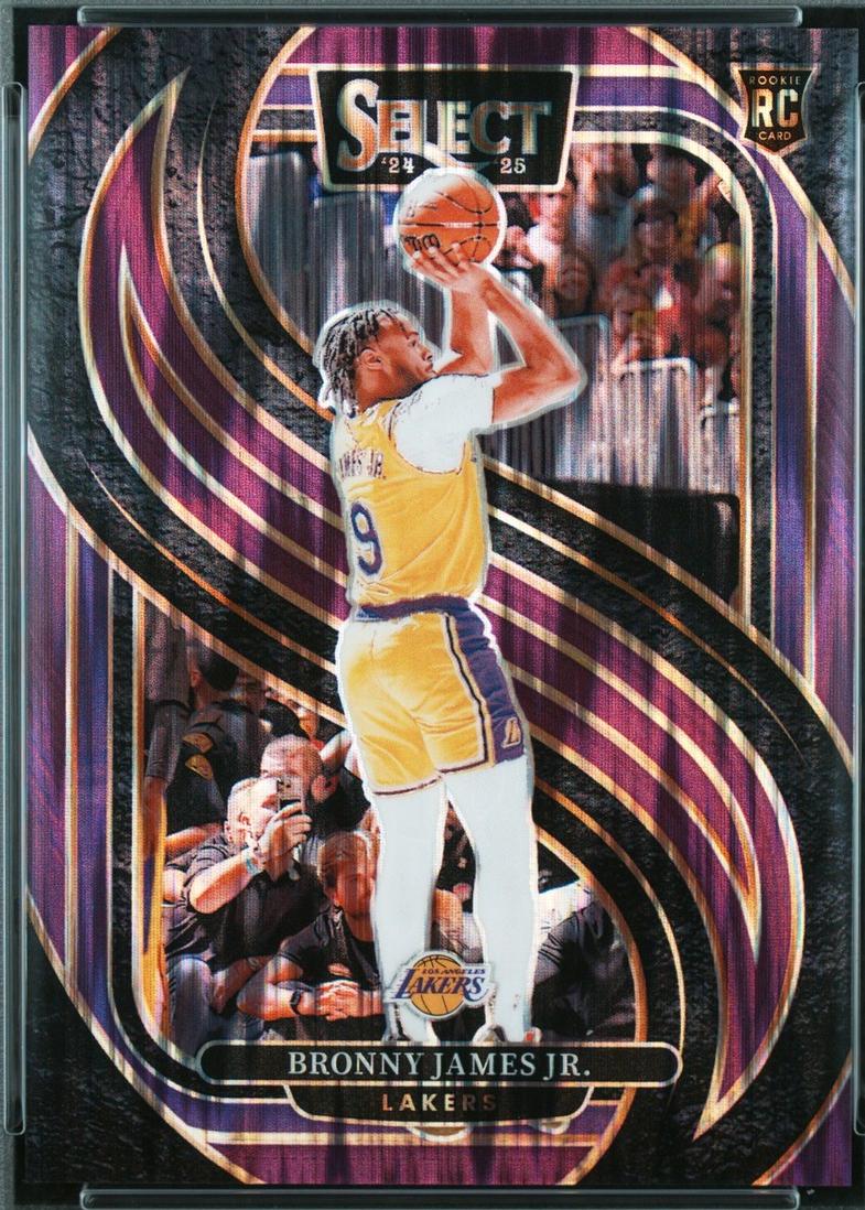 Bronny James Jr. [Purple Flash Prizm] #179