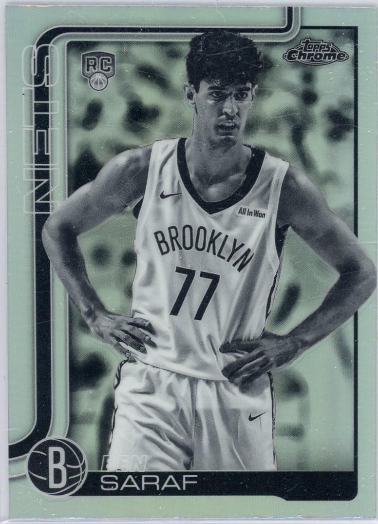 Ben Saraf [Black Basketball Refractor] #276