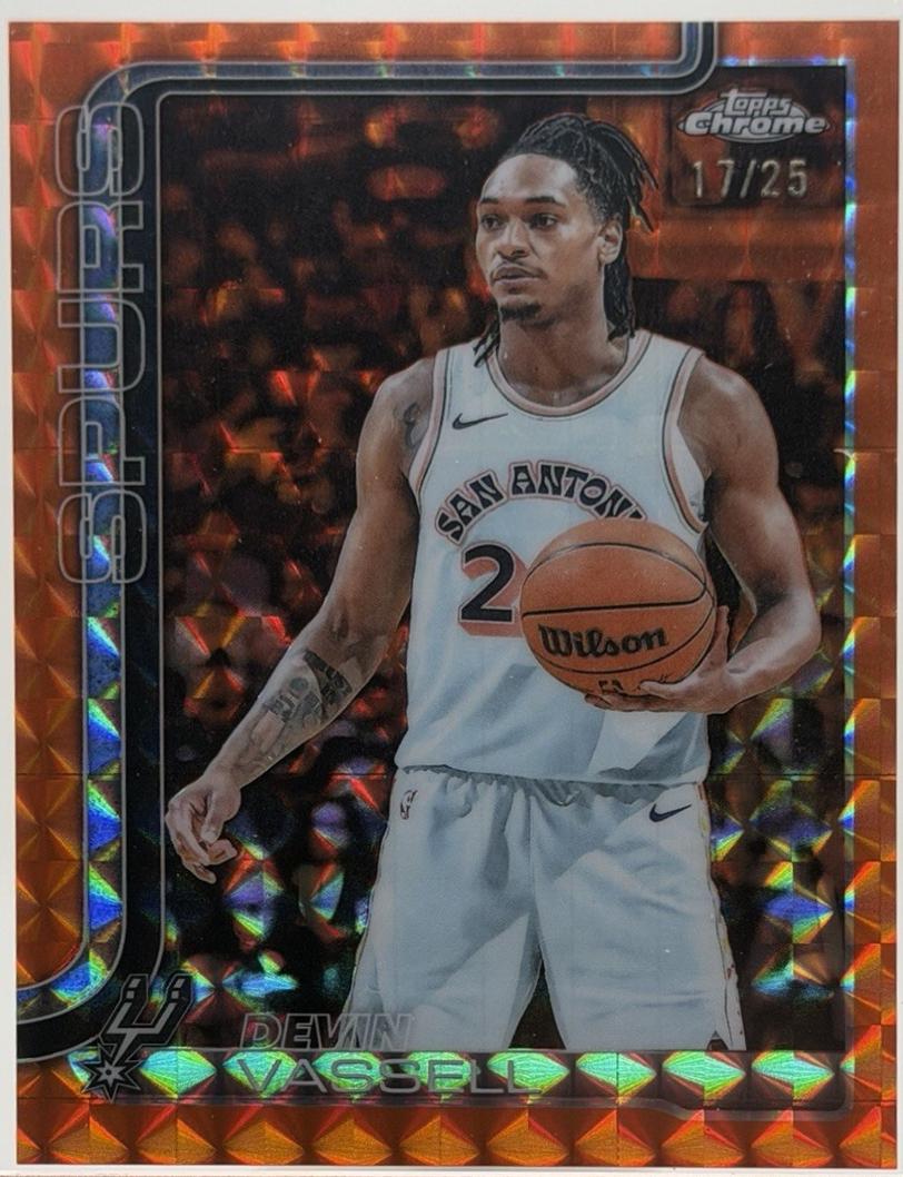 Devin Vassell [Orange Geometric Refractor] #202