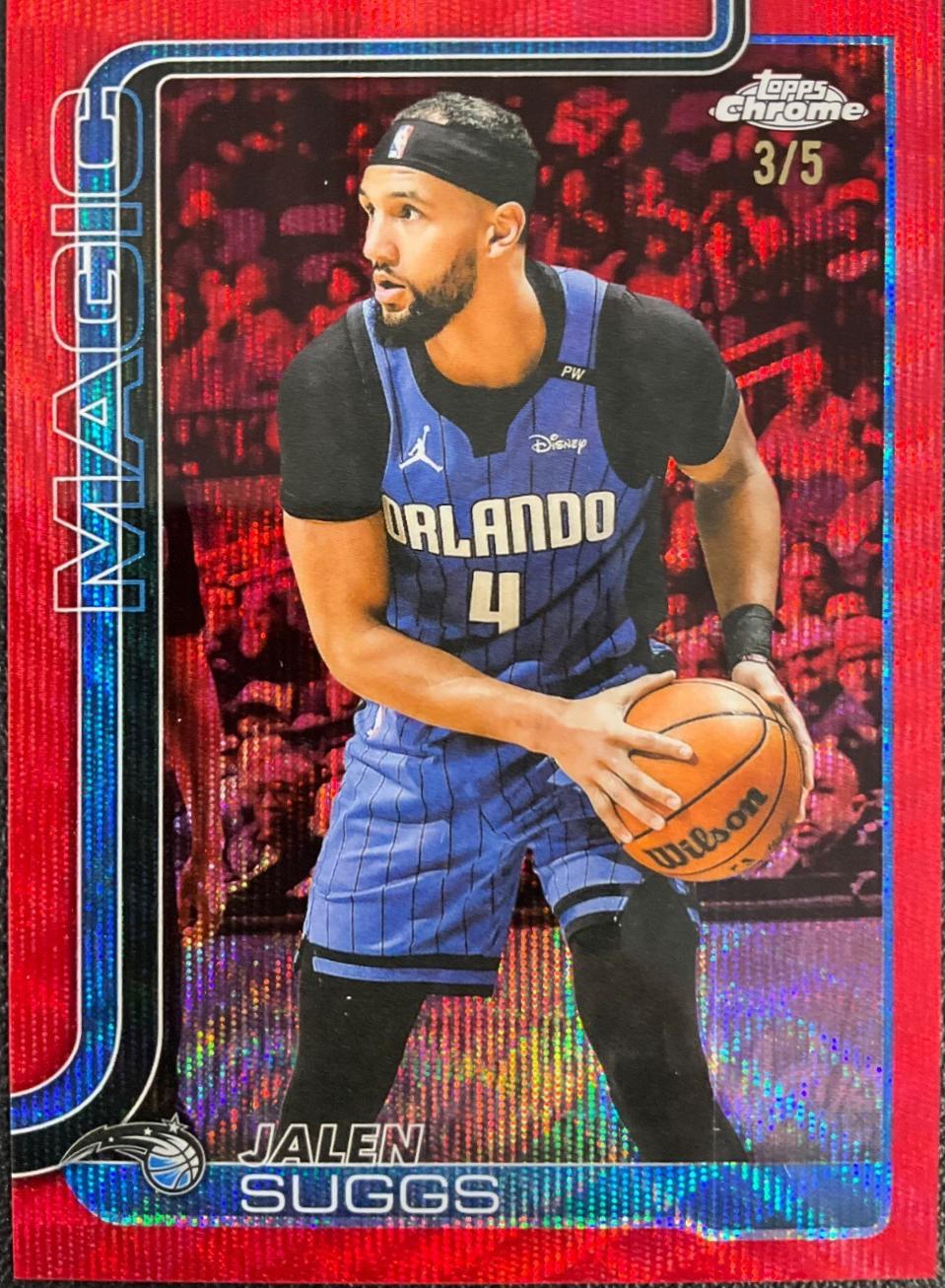 Jalen Suggs [Red Wave Refractor] #115