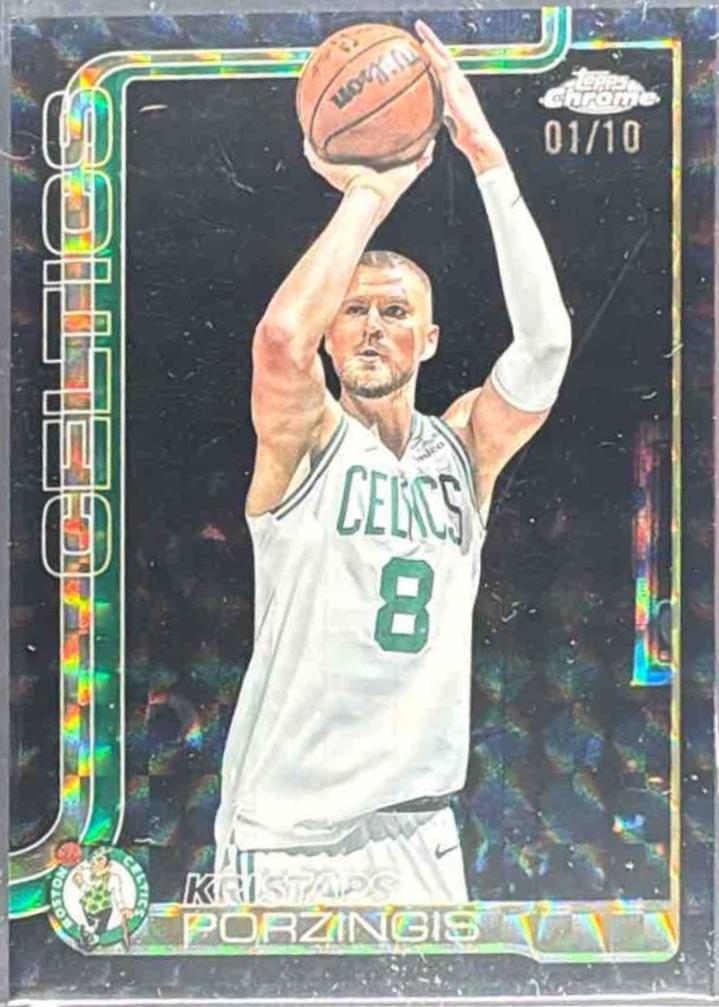 Kristaps Porzingis [Black Geometric Refractor] #41