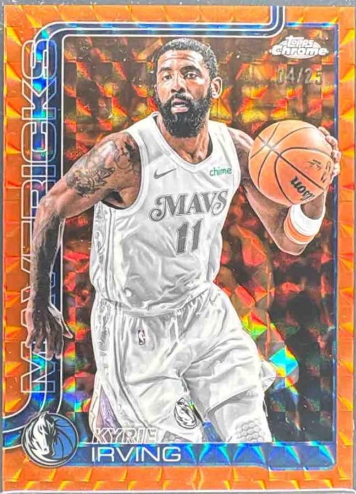 Kyrie Irving [Orange Geometric Refractor] #40