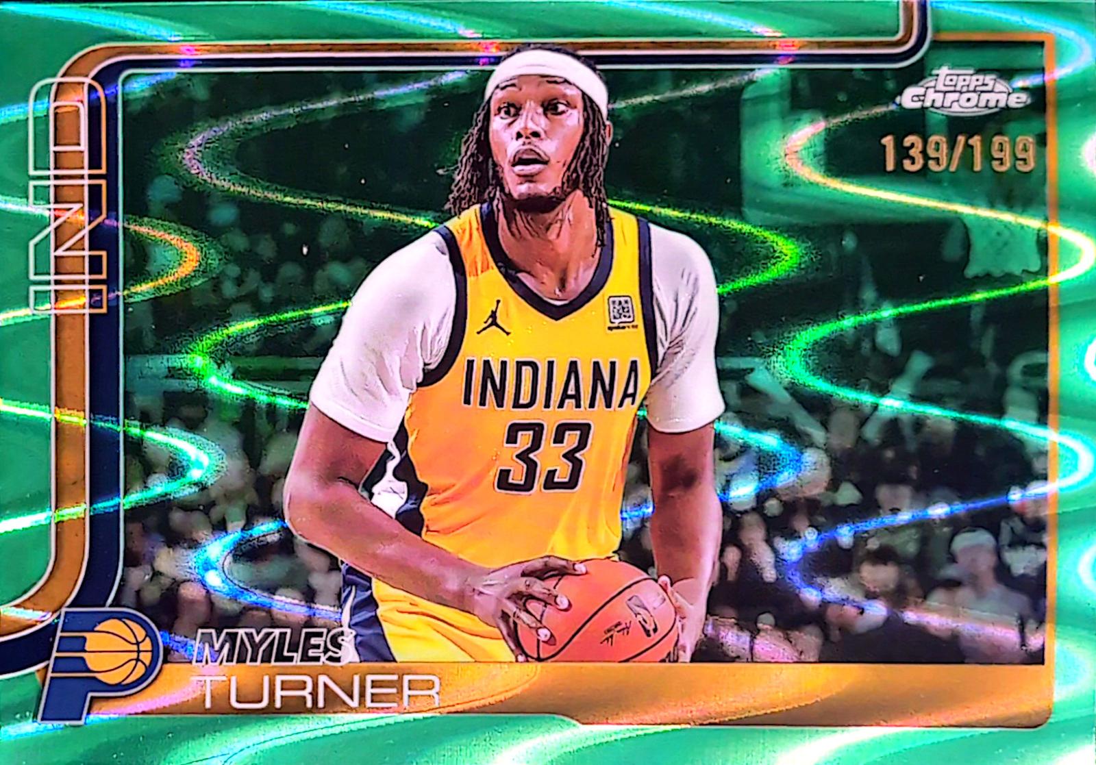 Myles Turner [Aqua Refractor] #29