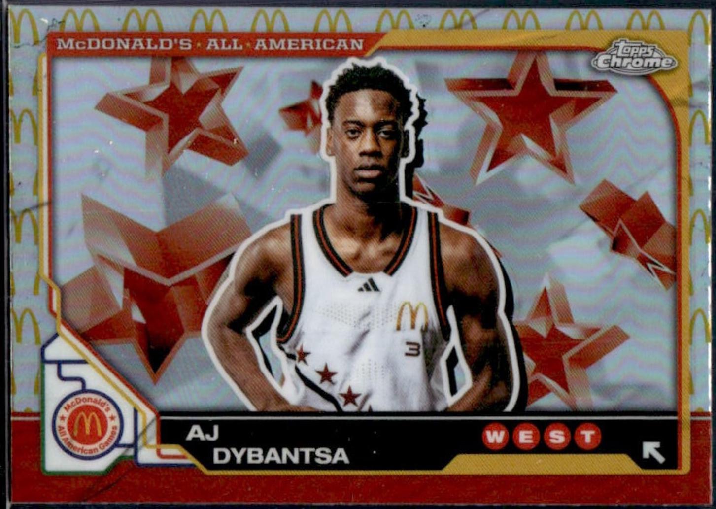 AJ Dybantsa [McDonald's Logo Refractor] #45