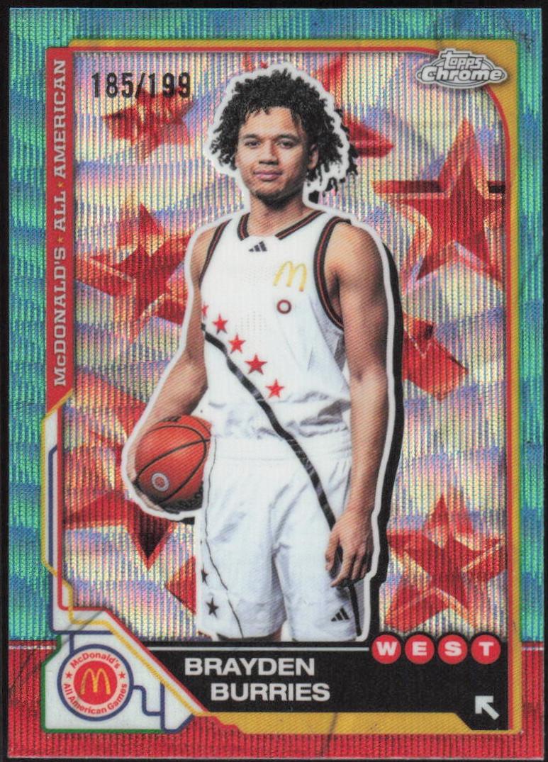 Brayden Burries [Aqua Wave Refractor] #8